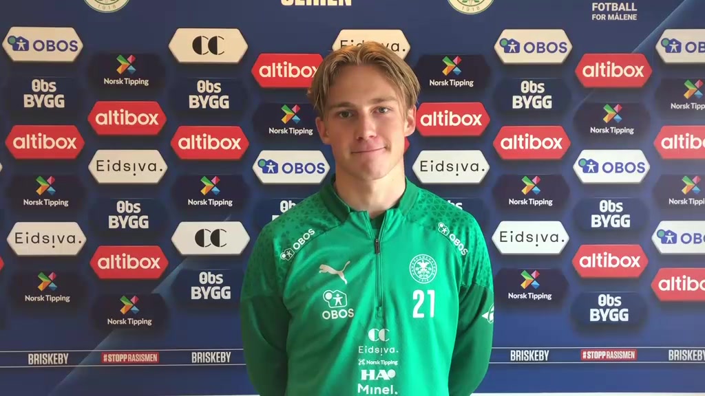 Benni før Godset-kampen